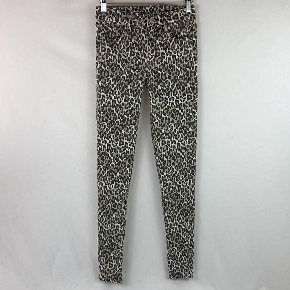 AMERICAN Eagle Leopard Print High-Rise Jegging 0 - Picture 13 of 13